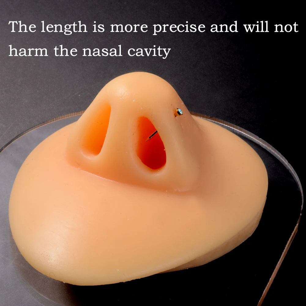 Disposable Safe Sterile Piercing Unit For Nose Studs Piercing Gun Tool Machine Kit Stud CZ Earrings Body Jewelry Easy Used 0.8mm