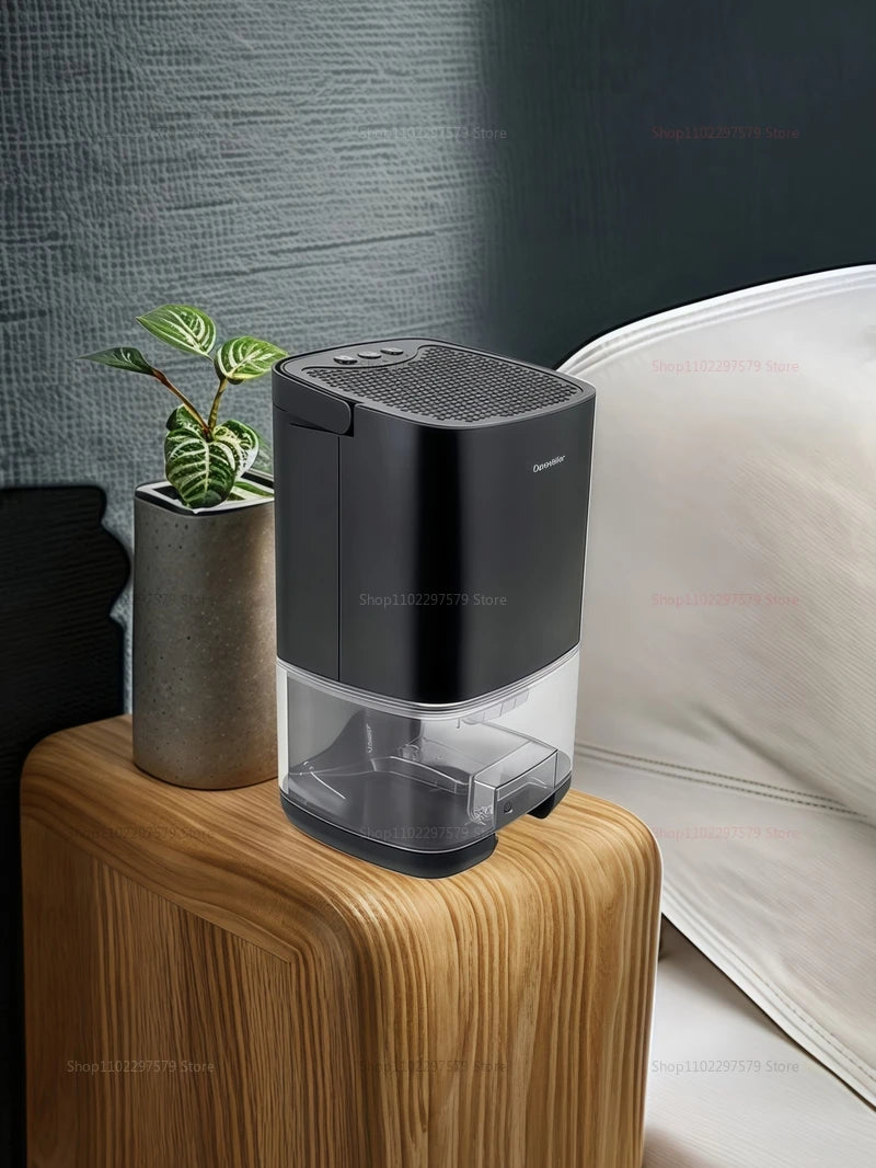 Smart Compact Air Purifier & Dehumidifier Ideal for Home Office Bedroom Kitchen Living Room Mini Unit with Deodorizer EU/US Plug