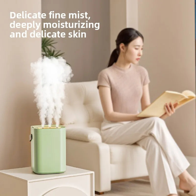 Three spray night light humidifier 1.8L portable leather portable purifier essential oil diffuser home office humidifier
