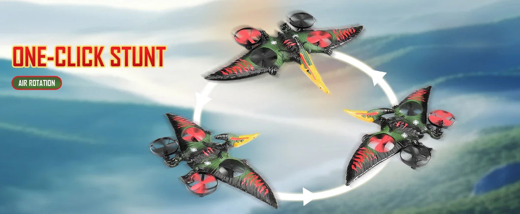 2.4G L0712 High - Performance RC Plane: Gravity - Sensing EPP Foam Fighter Glider Helicopter with Light, Ideal Gift for Boys