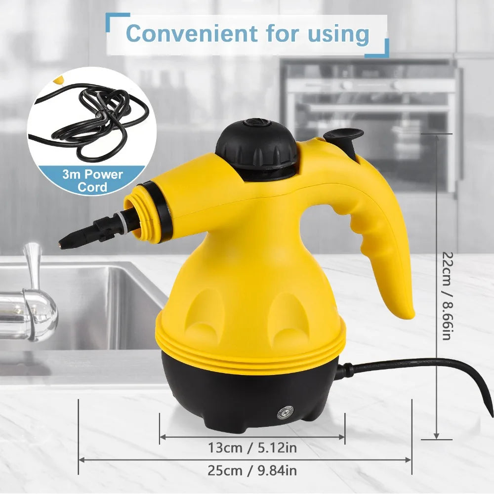 Handheld High-Temperature Steam Cleaner – Kitchen, Bathroom & Car Cleaning Tool
