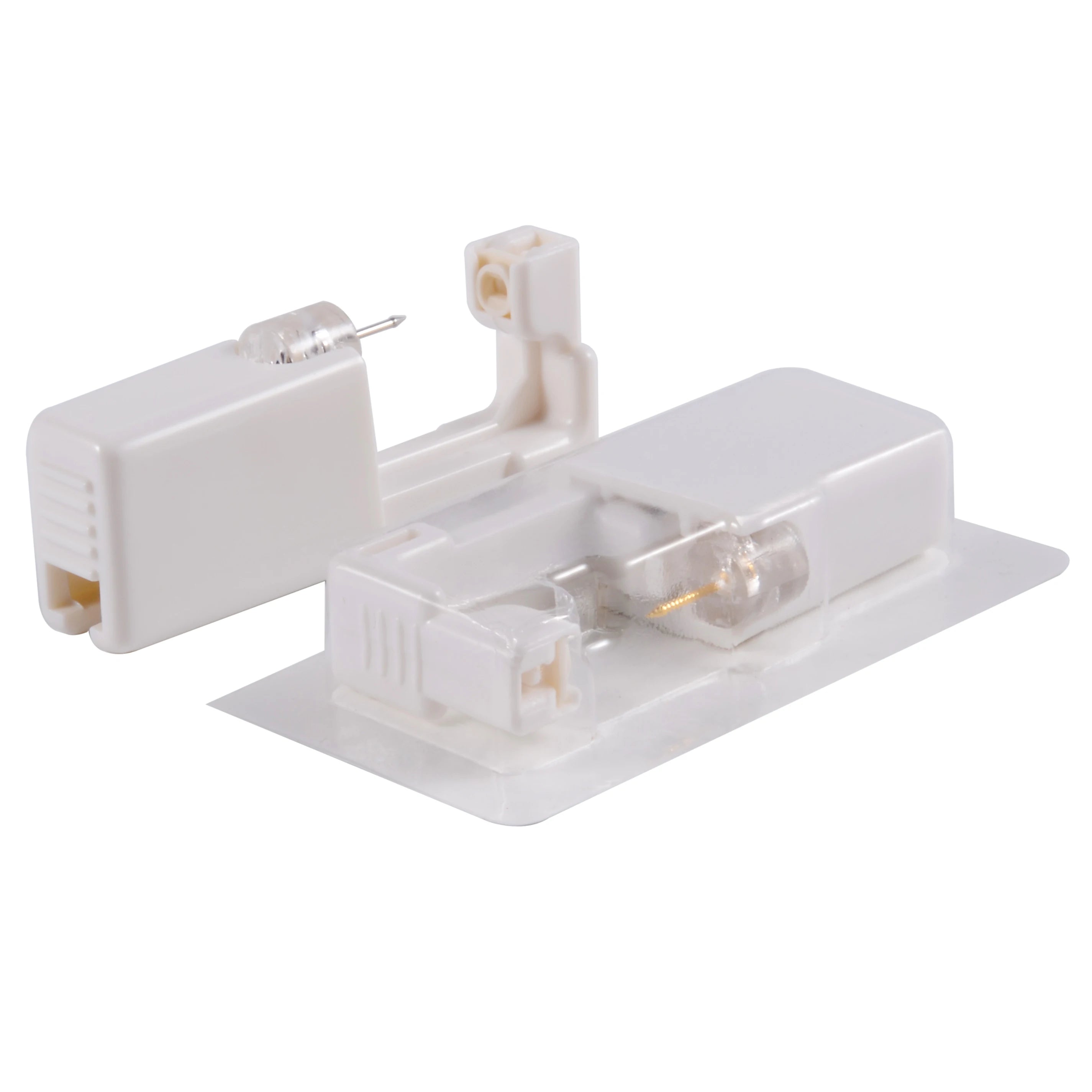 Disposable Safe Sterile Piercing Unit For Nose Studs Piercing Gun Tool Machine Kit Stud CZ Earrings Body Jewelry Easy Used 0.8mm