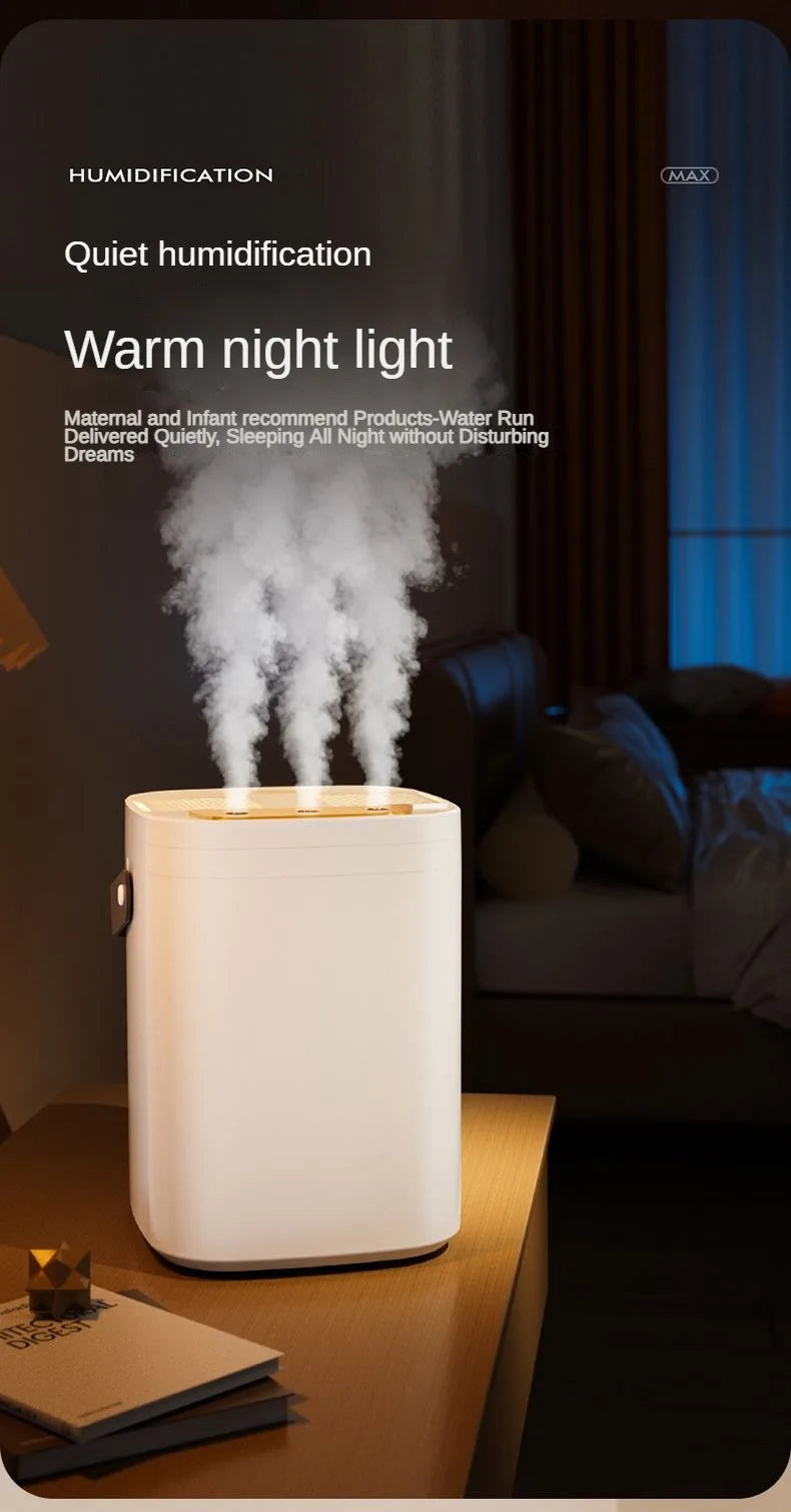 Three spray night light humidifier 1.8L portable leather portable purifier essential oil diffuser home office humidifier