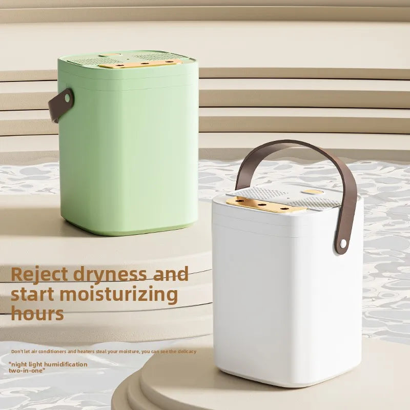 Three spray night light humidifier 1.8L portable leather portable purifier essential oil diffuser home office humidifier