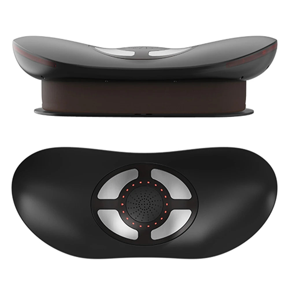 Electric Waist Traction Massager Height Adjustable Lumbar Traction Massager Waist Spine Support Waist Back Massage Machine