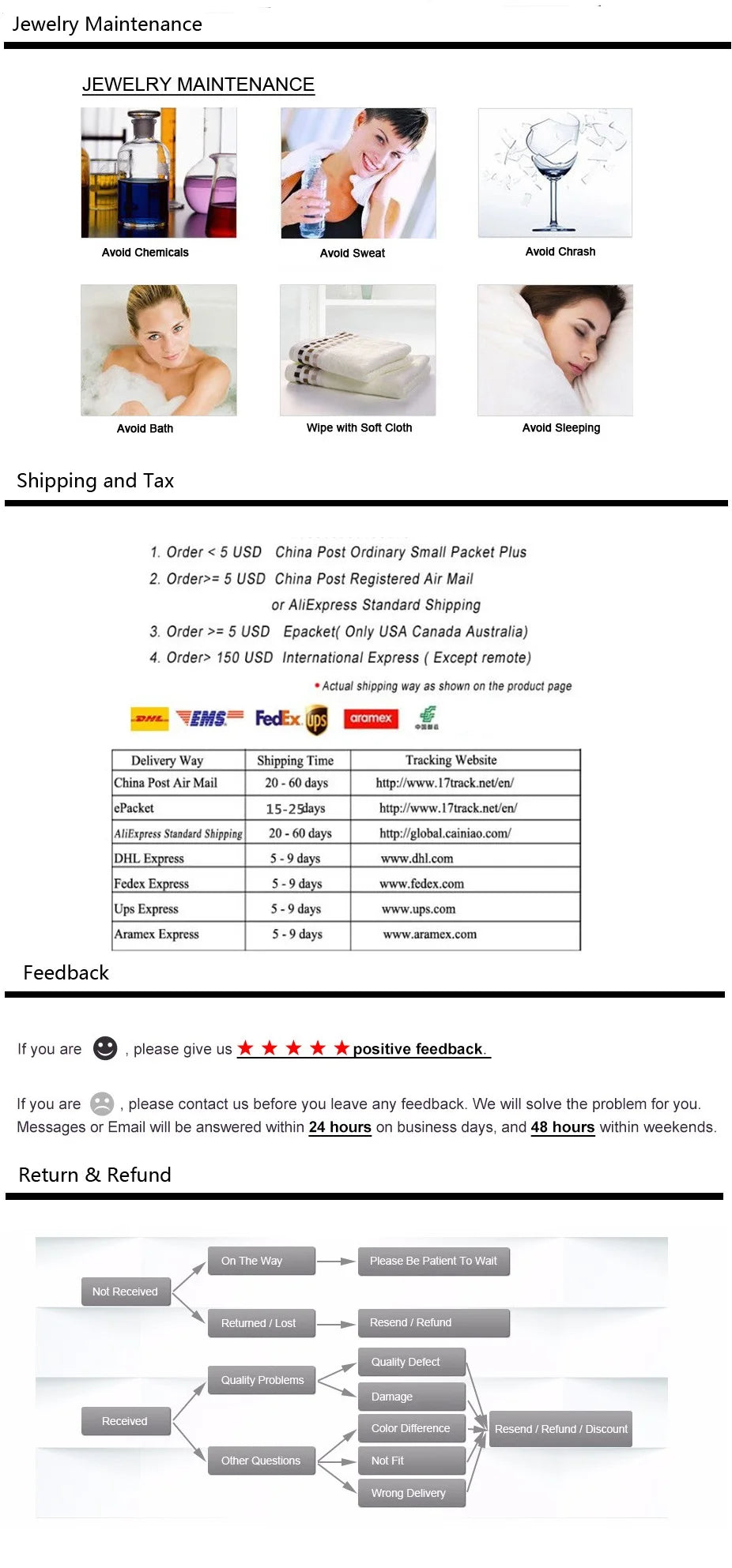 925 Sterling Silver Trendy Simple Necklace Bracelet Rings Set For Women Girls Wedding Engagement Valentines Day Gift