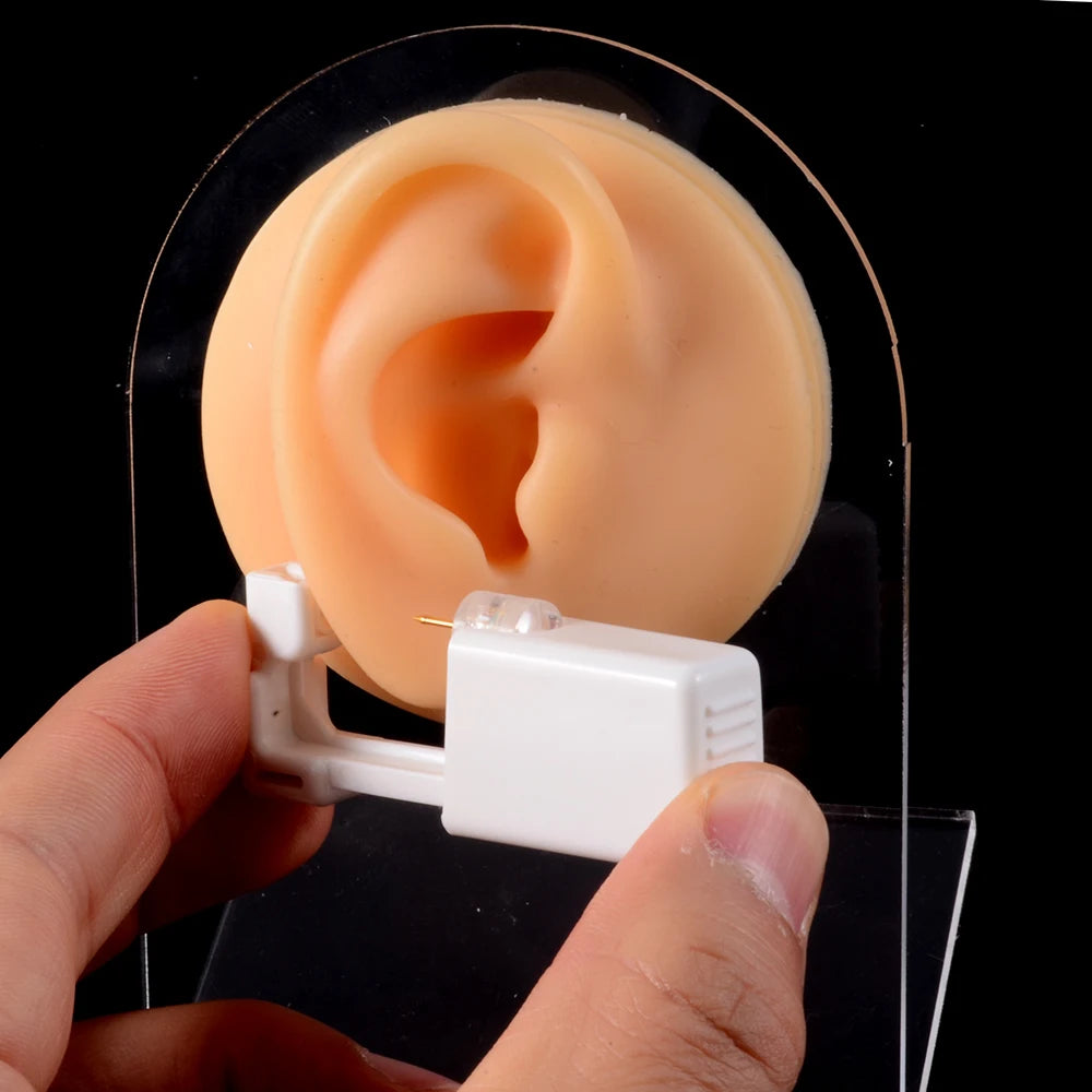 Disposable Safe Sterile Piercing Unit For Nose Studs Piercing Gun Tool Machine Kit Stud CZ Earrings Body Jewelry Easy Used 0.8mm