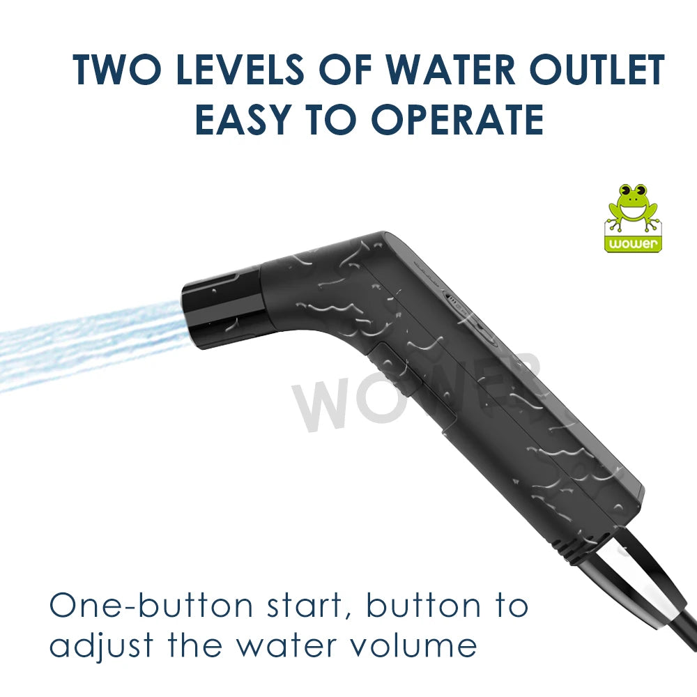 2.5L Portable Electric Bidet Rechargeable Shataf Hand Bidet Butt Sprayer for Personal Hygiene Cleaning Travel Camping Bidet