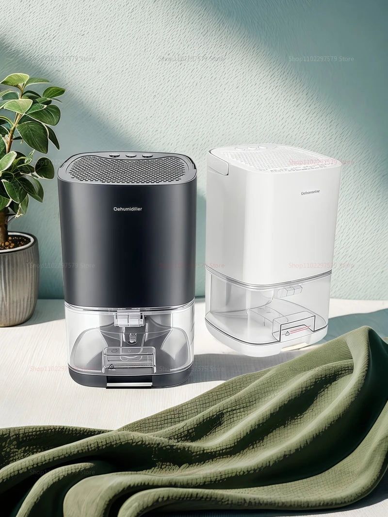 Smart Compact Air Purifier & Dehumidifier Ideal for Home Office Bedroom Kitchen Living Room Mini Unit with Deodorizer EU/US Plug