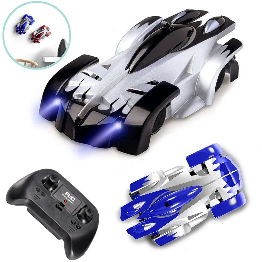 SENNIXIONG RC 1:24 Wall Climbing Car With Light Anti Gravity 360 Rotating Model Electric Stunt Drifting Vehicle Toy for Children