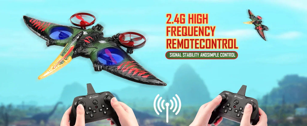 2.4G L0712 High - Performance RC Plane: Gravity - Sensing EPP Foam Fighter Glider Helicopter with Light, Ideal Gift for Boys