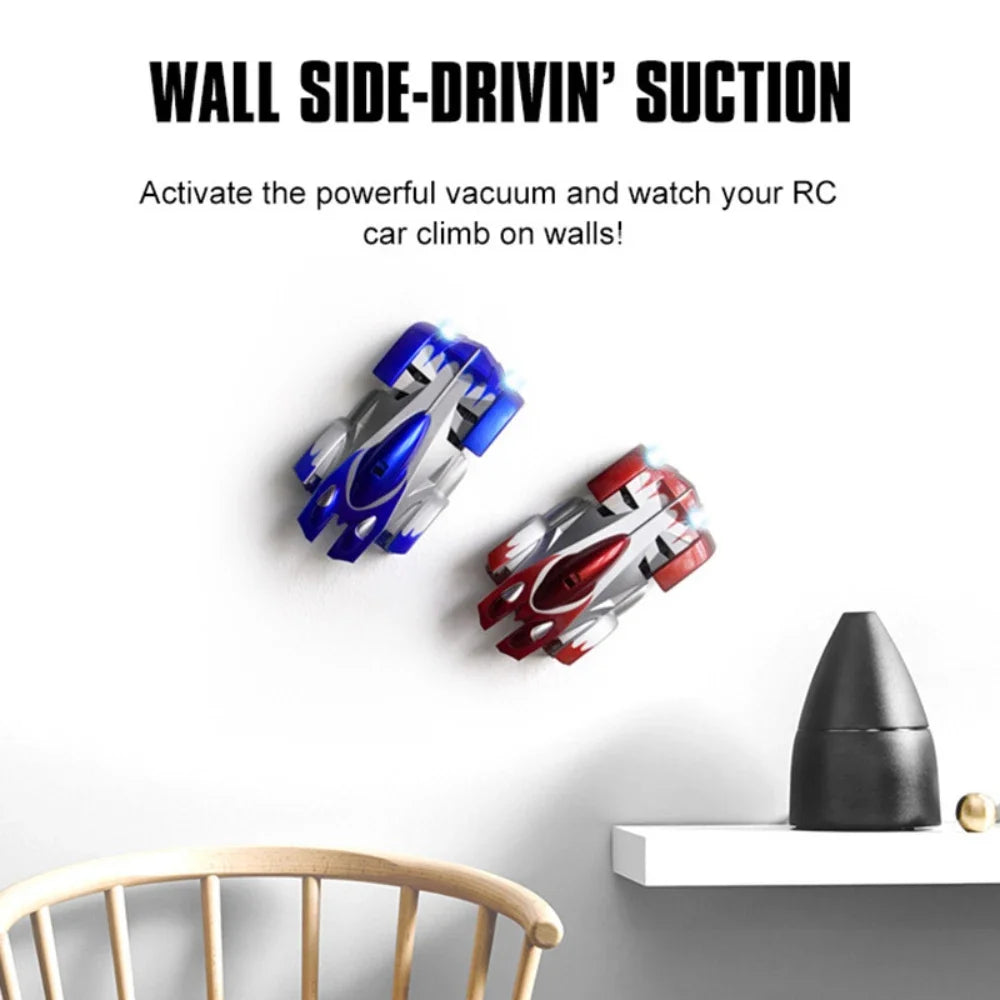 SENNIXIONG RC 1:24 Wall Climbing Car With Light Anti Gravity 360 Rotating Model Electric Stunt Drifting Vehicle Toy for Children